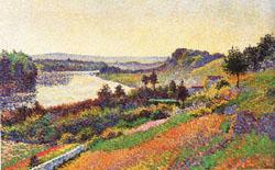 Maximilien Luce The Seine at Herblay Germany oil painting art